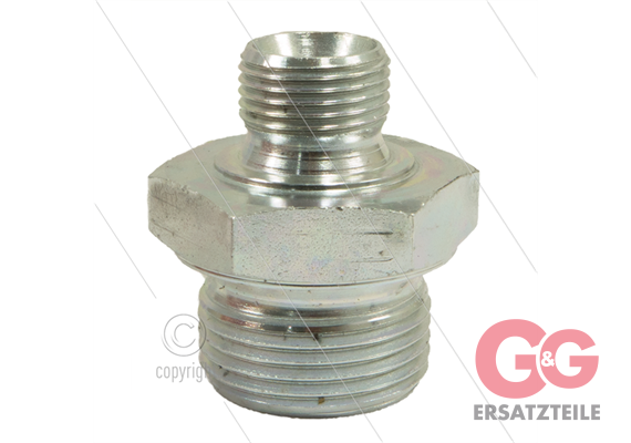 Reduziernippel - Stahl - 3/8" AG x 3/4" AG - BSP