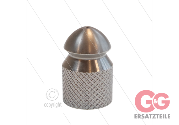 Rohrreinigungsdüse - 0.070 - 3 x 0.80 + 1 x 0.80 - Edelstahl