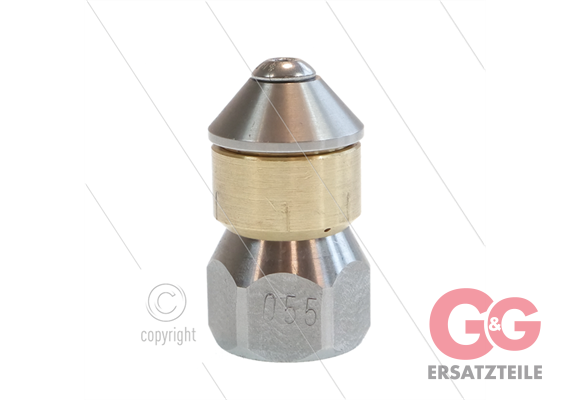 rotierende Kanaldüse 3/8" IG - 3x0,95h - .055