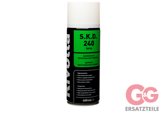 S.K.D. 240 Synthetisches Hochtemperatur-Kettenöl 400 ml Spraydose