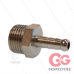 Schlauchtülle - Messing - Ø6mm - 3/8" AG | Bild 2