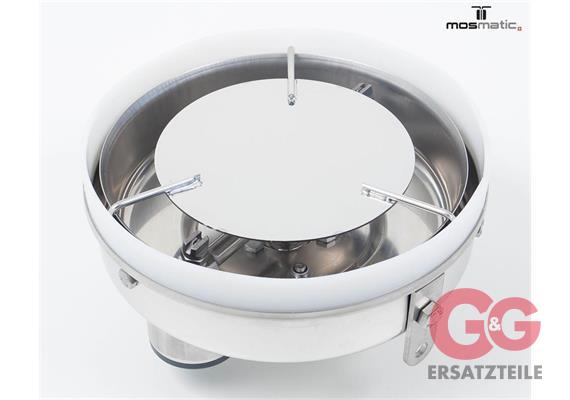 Schutzblech einteilig für FL + HURF  HURF-300 ø293 (ø220) 3xø7 INOX-1.4301