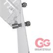 Splash-quard-65 w/magnet flexible ss-mounting-brackets 1-fach 2xMagnet INOX-Befestigung fl | Bild 3