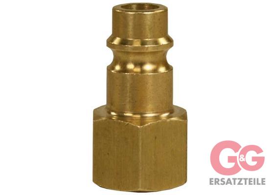 Stecknippel DN 7,2 1/4"IG Messing