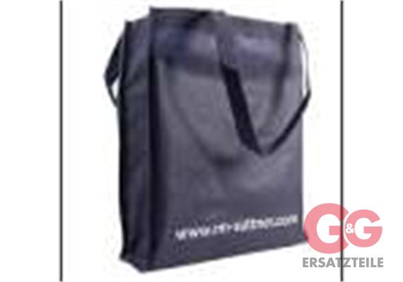 Tasche mit Henkel, Dunkelblau 38x42 cm mit Bodenfalte