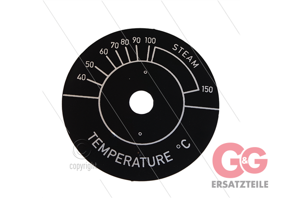 Temperaturanzeige (Aufkleber) 30-150°C - Ø67mm