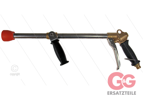 Weitwurflanze mit Handgriff - verstellbar - L=600mm - 60 Bar