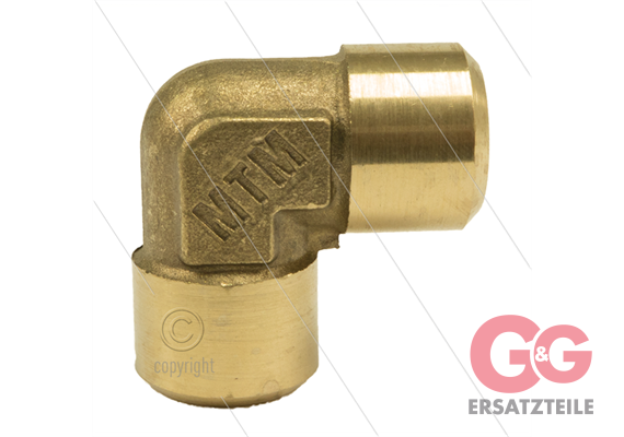 Winkel - Messing - 300 Bar - 2 x 1/4" IG