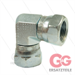 Winkel Stahl - 2 x 1/4" Überwurfmutter - BSP | Bild 2