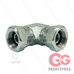 Winkel Stahl - 2 x 3/8" Überwurfmutter - BSP | Bild 3