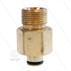 Adapter K-Lock-6 - Messing - M22x1,5 AG x TR22 IG