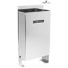 Bürsten-Behälter mit Überlauf-2"+Zapfen LAZ 340x670x163 INOX