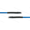 Carwash Titan-Slide Schlauch blau DN06 - 5,0m - 2x 1/4" DKR - 2x SKS schwarz - 300 Bar