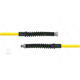 Carwash Titan-Slide Schlauch gelb DN06 - 4,0m - 3/8" DKR x 3/8" AGR - 2x SKS schwarz
