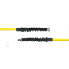 Carwash Titan-Slide Schlauch gelb DN06 - 4,0m - 3/8" DKR x 3/8" AGR - 2x SKS schwarz