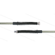 Carwash Titan-Slide Schlauch grau DN06 - 3,5m - 1/4" DKR x 1/4" AGR - 2x SKS schwarz - 300