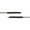 Carwash Titan-Slide Schlauch grau DN06 - 3,5m - 1/4" DKR x 1/4" AGR - 2x SKS schwarz - 300