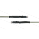 Carwash Titan-Slide Schlauch grau DN06 - 3,8m - 2 x 1/4" DKR - 2x SKS schwarz - 300 Bar