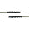Carwash Titan-Slide Schlauch grau DN06 - 3,8m - 2 x 1/4" DKR - 2x SKS schwarz - 300 Bar