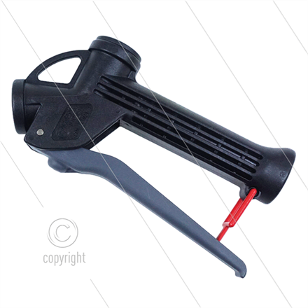 CP12 Chemie-Pistole - grau - Dichtung: PP + Viton - Edelstahl 316 - 25 Bar - 70 l/min