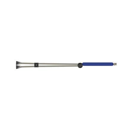 Doppellanze ST-154-1000 mm 500 bar M22AG Edelstahl