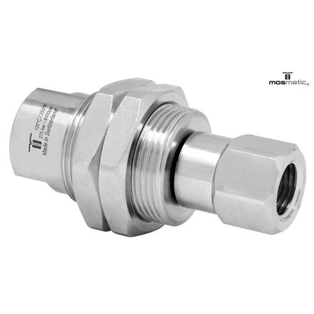 Drehgelenk m.Schottgewinde, rostfrei DGG-06 G1/4"F G1/4"F M28x1,5