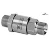 Drehgelenk verstärkt einfach gelagert, rostfrei DGV-06 G3/8"M G3/8"M