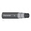 HD-Schlauch 2SXC-12 (1/2") - Forever - hoch abriebfest - schwarz - 400 Bar - Ø20,4mm