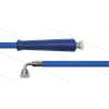 HD-Schlauch blau 2SC-10 - 30m - 3/8" DKR x 3/8" DKR 90° Winkel - 1x GKS - 400 Bar