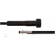 HD-Schlauch schwarz 1SC-08 - 10m - M22x1,5 HV x Stecknippel
