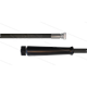 HD-Schlauch schwarz 1SC-10 - 15m - 3/8" DKR x M22x1,5 HV flach - 1x GKS - 250 Bar