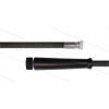 HD-Schlauch schwarz 1SC-10 - 15m - 3/8" DKR x M22x1,5 HV flach - 1x GKS - 250 Bar