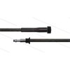 HD-Schlauch schwarz 1SN-06- 10m - M22x1,5 HV flach x Ø10mm Stecknippel 21mm Ring - 1x GKS