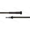 HD-Schlauch schwarz 1SN-06- 15m - M22x1,5 HV flach x Ø10mm Stecknippel - 1x GKS - 250 Bar
