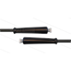 HD-Schlauch schwarz 2SC-08 - 15m - 2x 3/8" DKR - 2x GKS - 400 Bar