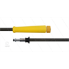 HD-Schlauch schwarz 2SC-08 -20m - M22x1,5 flach HV gelb x Ø11mm Stecknippel + Lager VA