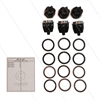 Kit 201 - Ventilsatz (6x) - Heißwasser 85°C - Serie 47 HT