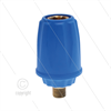 Kupplung - ARS25P - 1/4" AG - Messing - blau - passend zu KEW - entkuppelt nach hinten