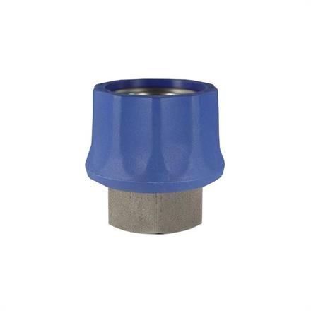Kupplung ST-45-250 3/8 IG Edelstahl blau