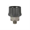 Kupplung ST-45-600 1/4"AG Edelstahl schwarz