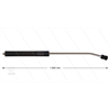 MT3 - Lanze - L=1500mm - gebogen - Edelstahl - umspritzter Isolierung 2 x L=290mm