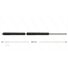PFL Lanze - L=900mm - gerade - Edelstahl - umspritzter Isolierung 2 x L=265 mm - 250 Bar