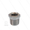 Reduziernippel - Edelstahl - 1/4" AG x 1/8" IG