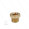 Reduziernippel - Messing - 1/4" AG x 1/8" IG