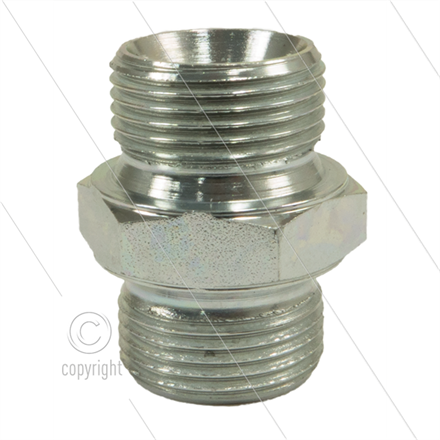 Reduziernippel - Stahl - 1/4" AG x 1/2" AG - BSP