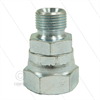Reduziernippel - Stahl - 1/4" AG x 1/4" Überwurfmutter - BSP