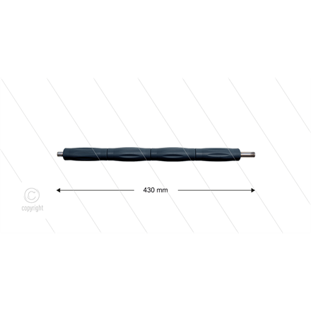 RP Isolierungsteil handgriff - 430mm - Stahl verzinkt - 2 x