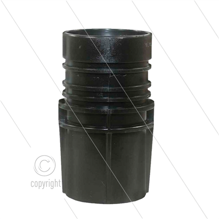 Schlauchmuffe - Schlauchseite Ø50mm - Kesselseite Ø58mm