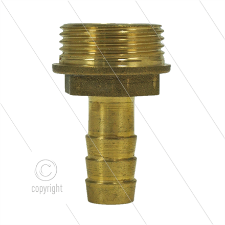 Schlauchtülle - Messing - Ø13mm - 3/4" AG