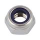 Sechskantmutter M6 DIN 985 Edelstahl A2 blank